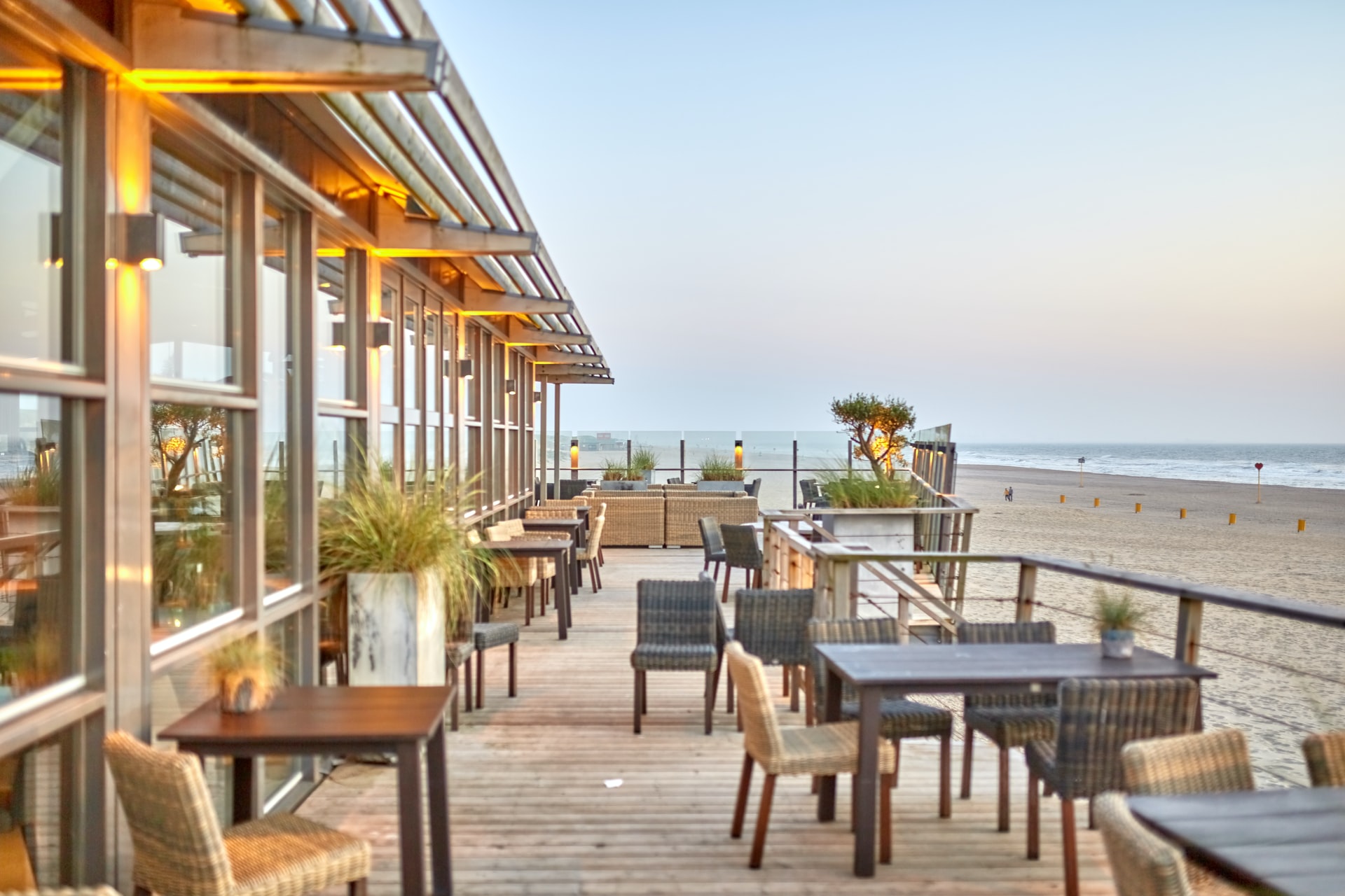 restaurant on the beach restaurant on the beach