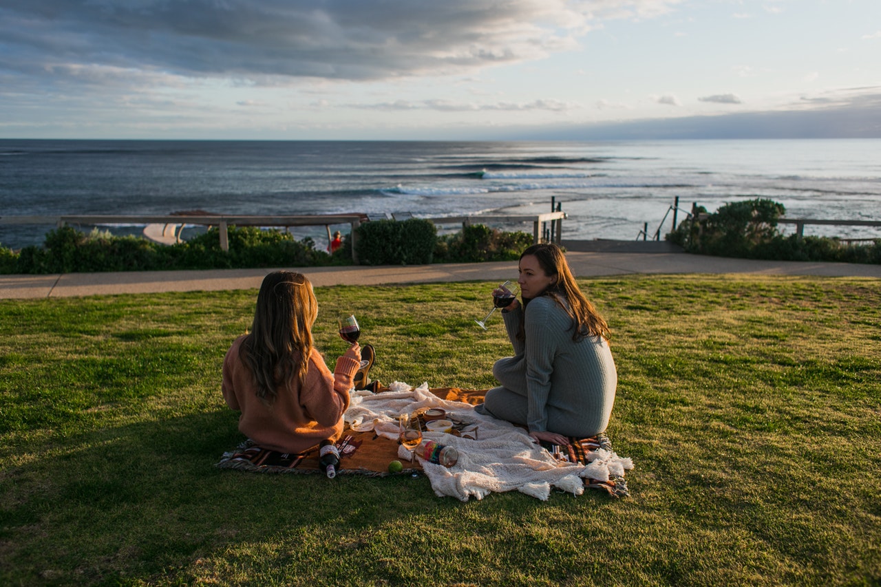 picnic at Mission Beach picnic at Mission Beach